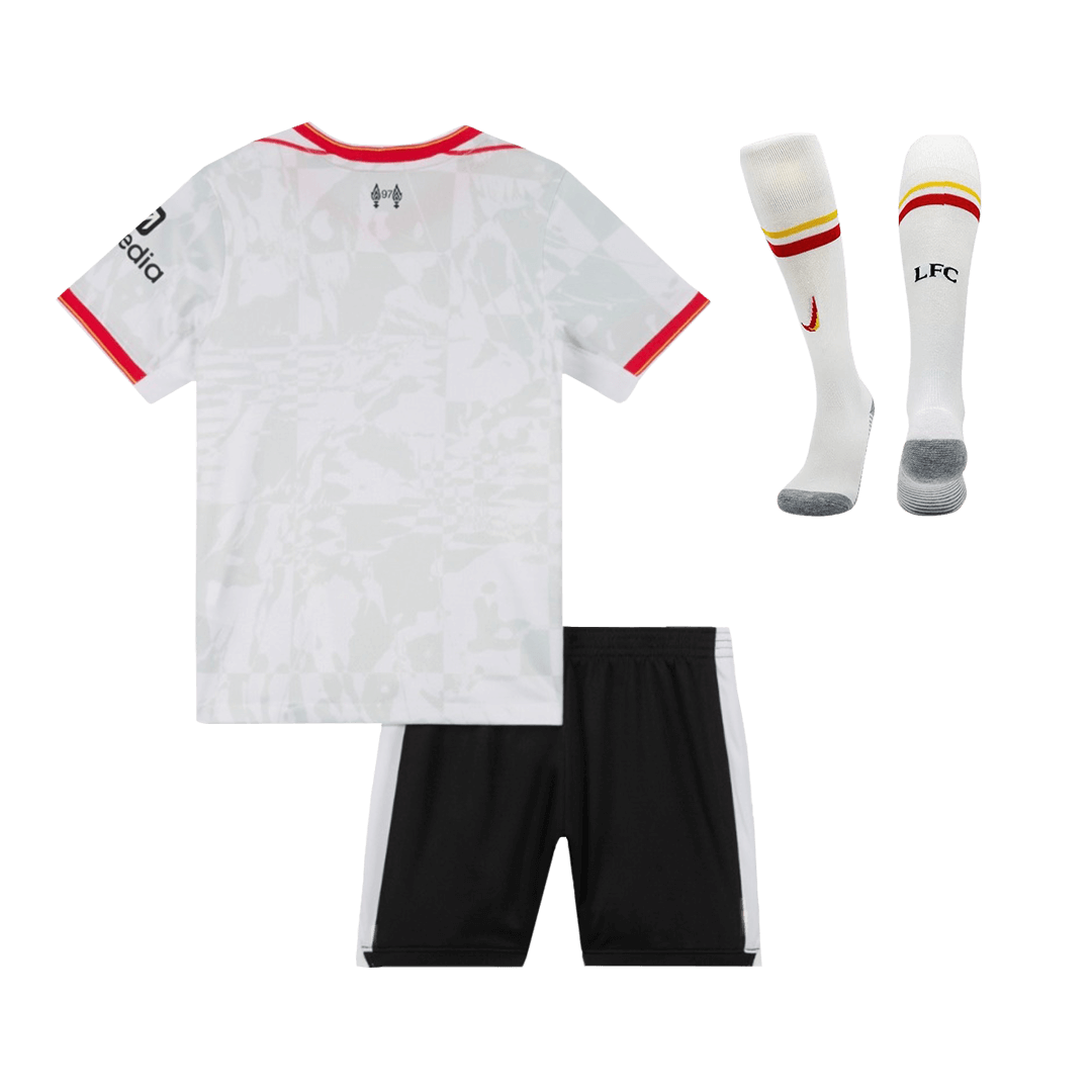 Liverpool Third Away Kids Soccer Jerseys Full Kit 2024/25