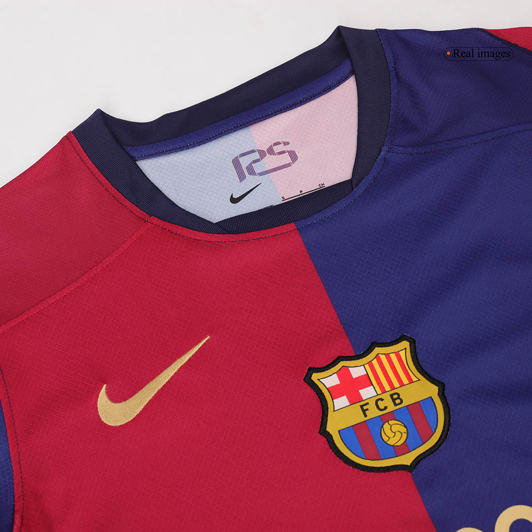 Barcelona Home Long Sleeve Soccer Jersey 2024/25