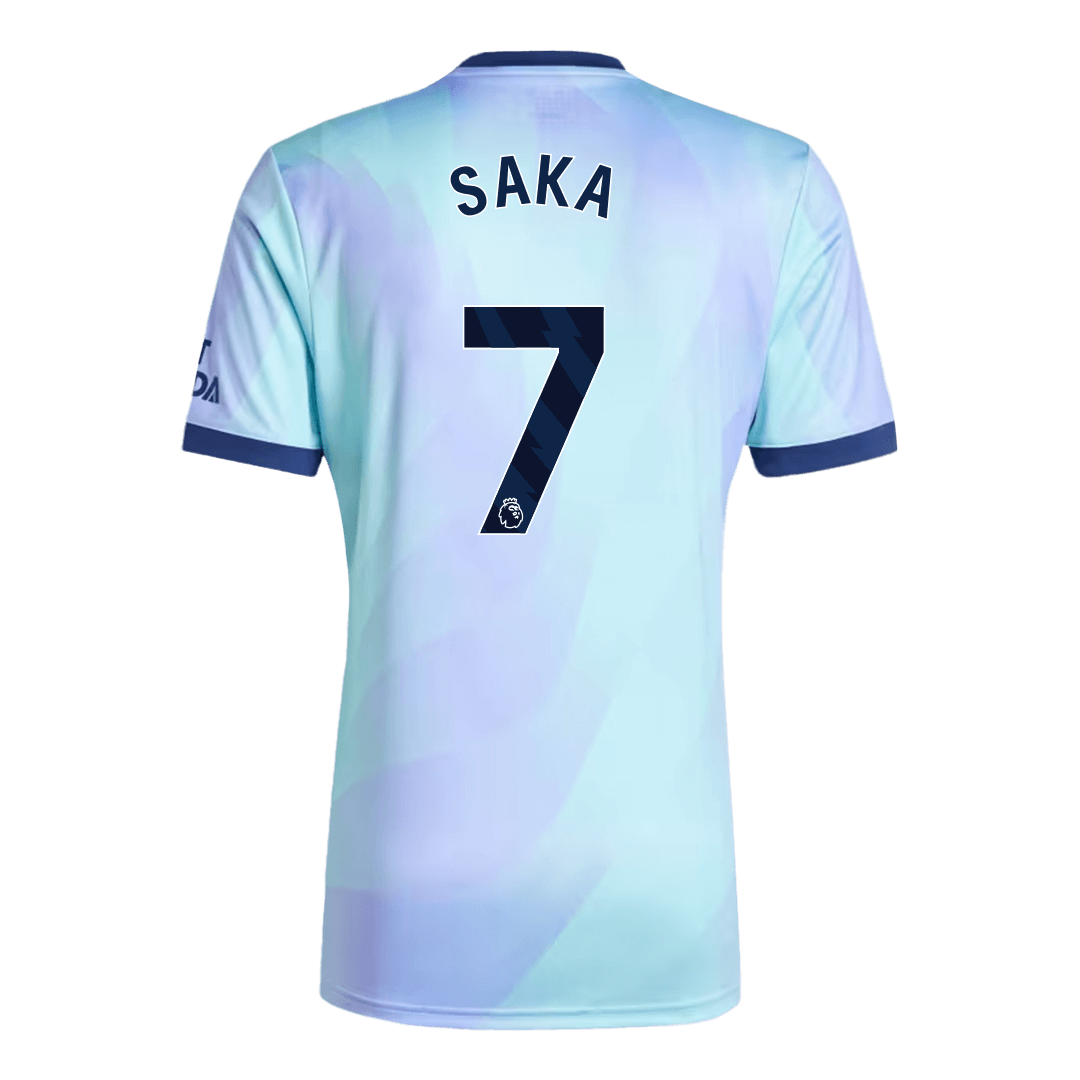 SAKA #7 Arsenal Third Away Soccer Jersey 2024/25