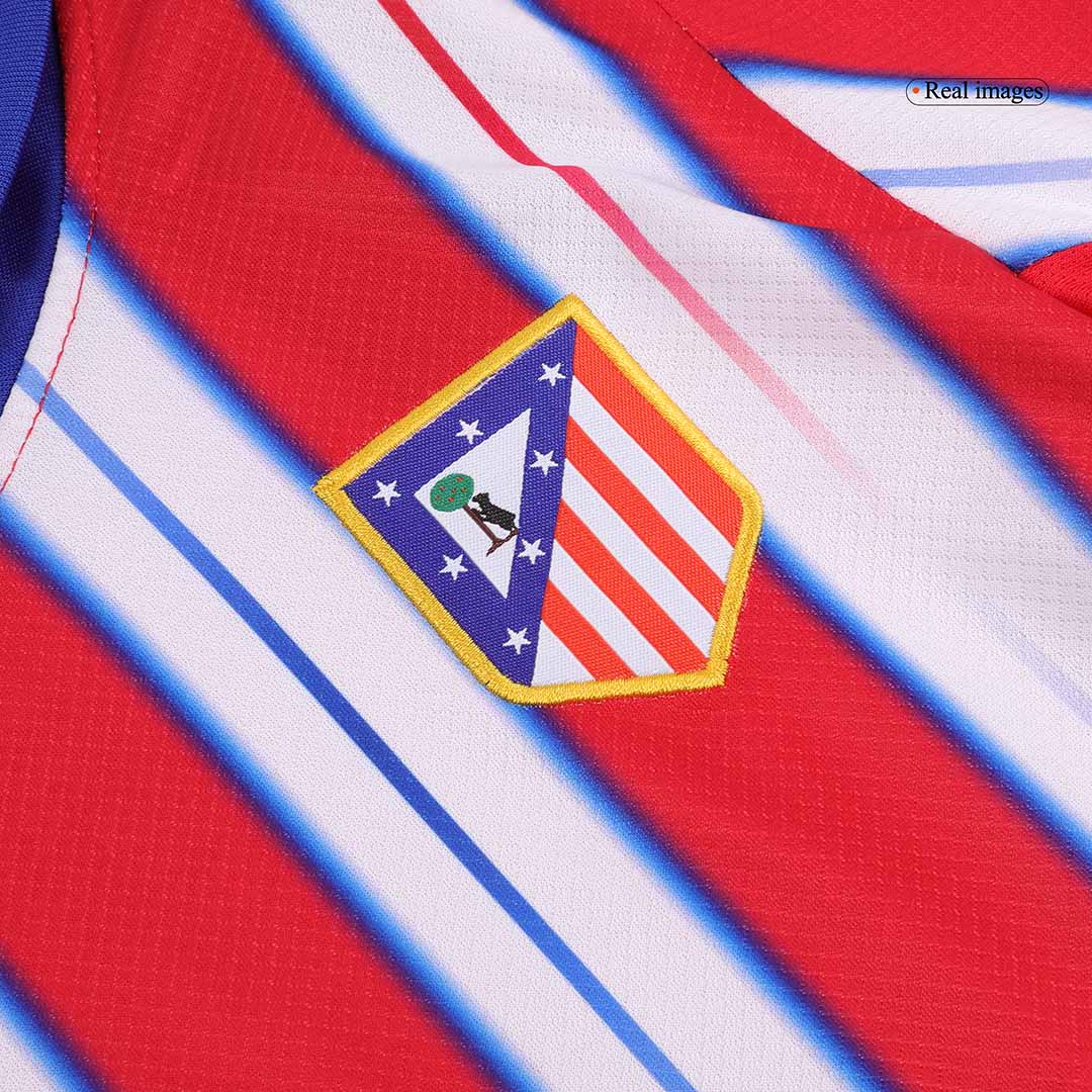 Atletico Madrid Home Kids Soccer Jerseys Kit 2024/25