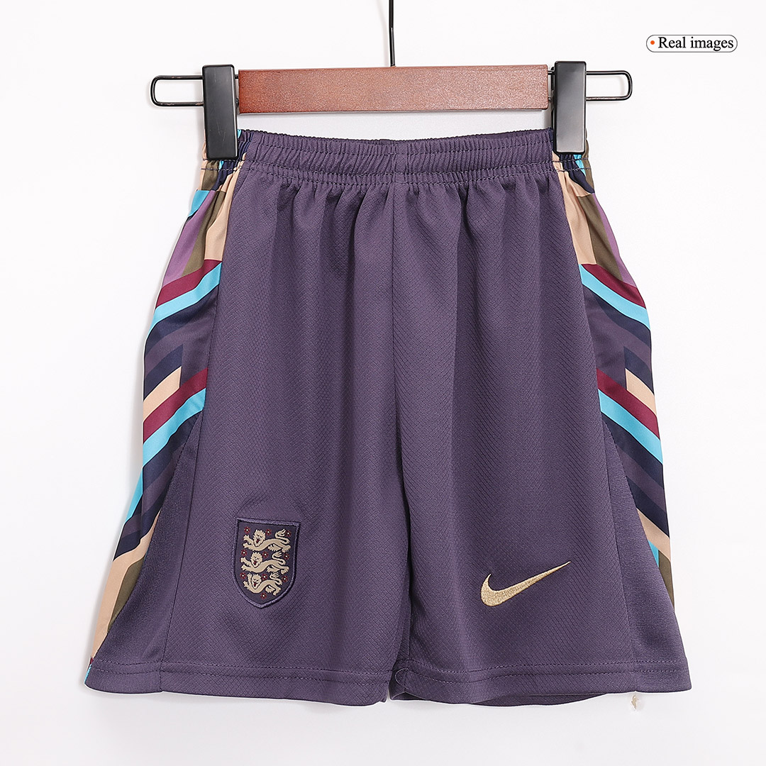 England Away Kids Soccer Jerseys Kit EURO 2024