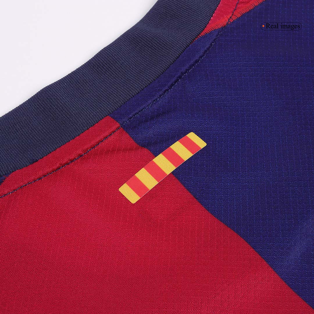 F.DE JONG #21 Barcelona Home Soccer Jersey 2024/25 – Spotify Logo Without Text