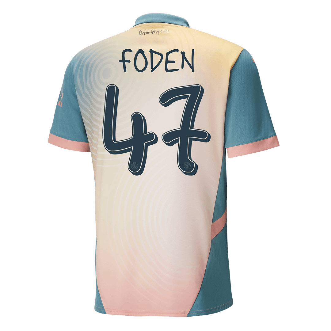 FODEN #47 Manchester City Fourth Away Soccer Jersey 2024/25