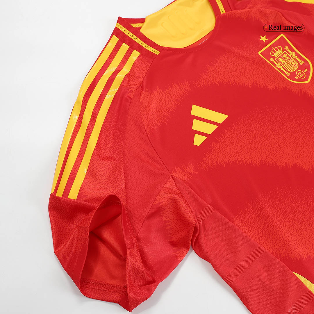 LAMINE YAMAL #19 Spain Home Authentic Soccer Jersey EURO 2024