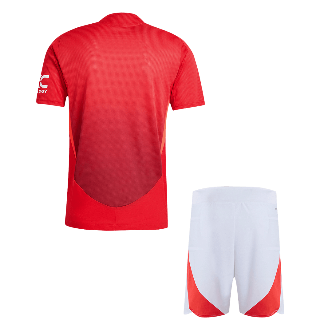 Manchester United Home Authentic Jerseys Kit 2024/25