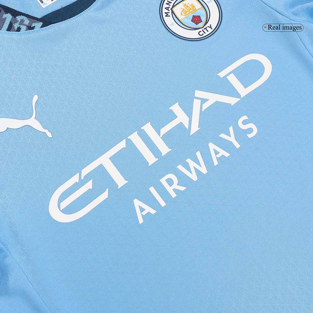 Manchester City Home Authentic Soccer Jersey 2024/25