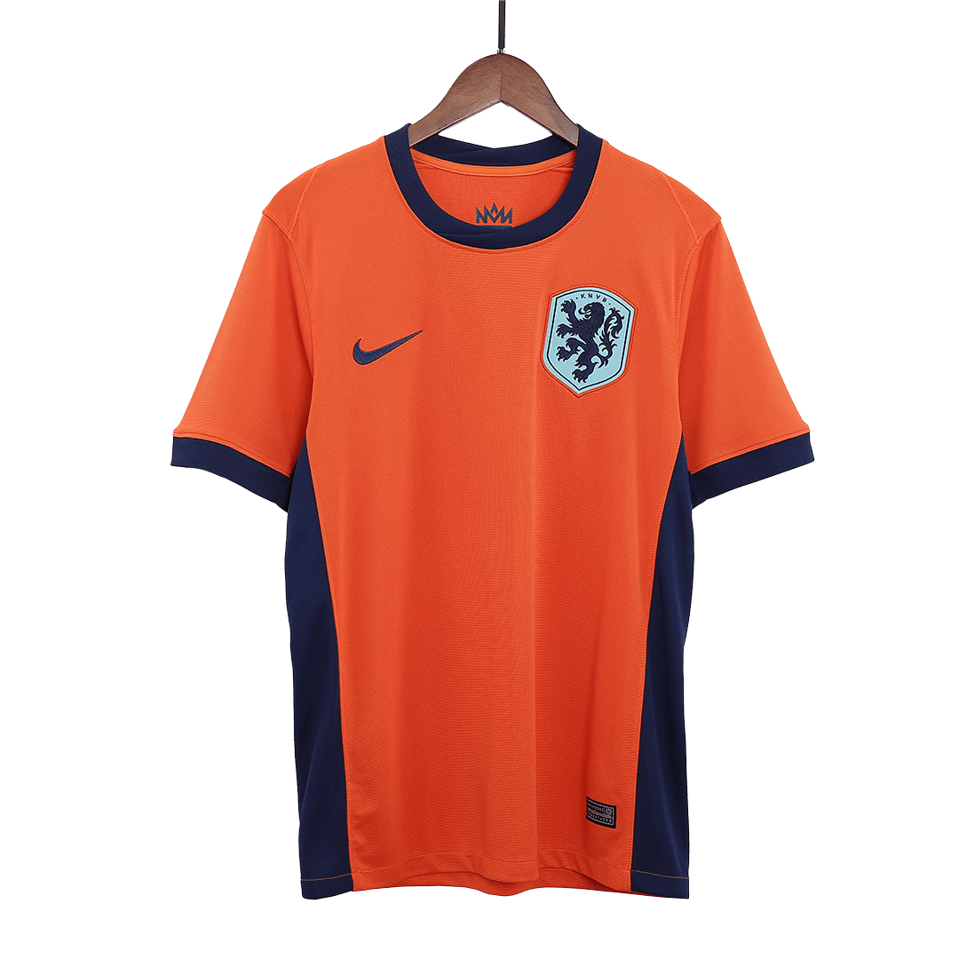 VIRGIL #4 Netherlands Home Soccer Jersey EURO 2024