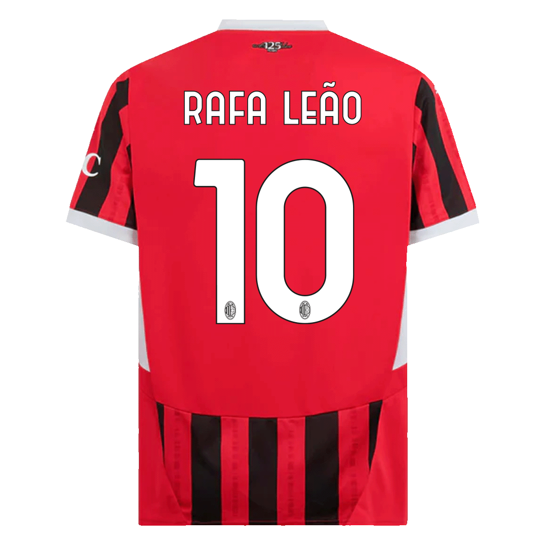 RAFA LEÃO #10 AC Milan Home Soccer Jersey 2024/25