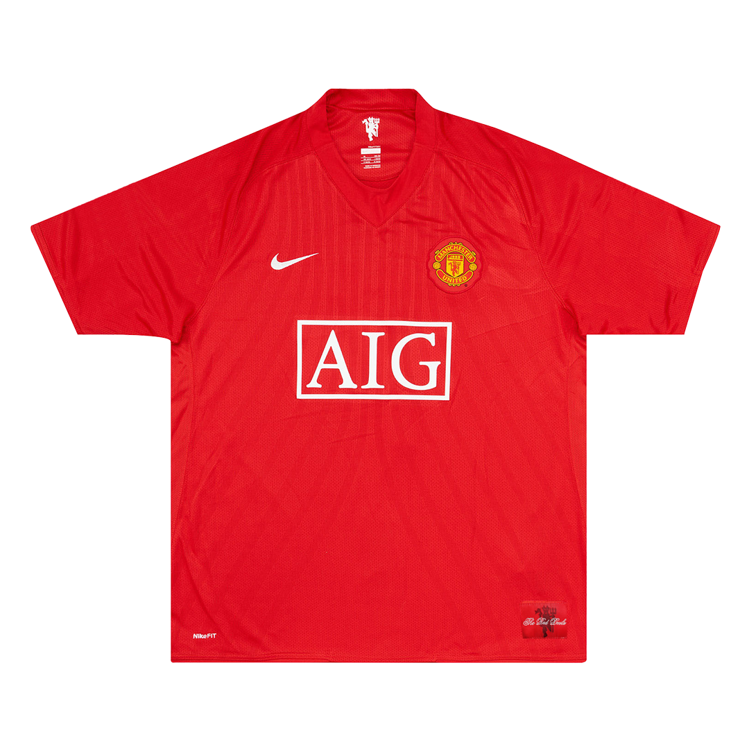 Vintage Soccer Jersey RONALDO #7 Manchester United Home 2007/08