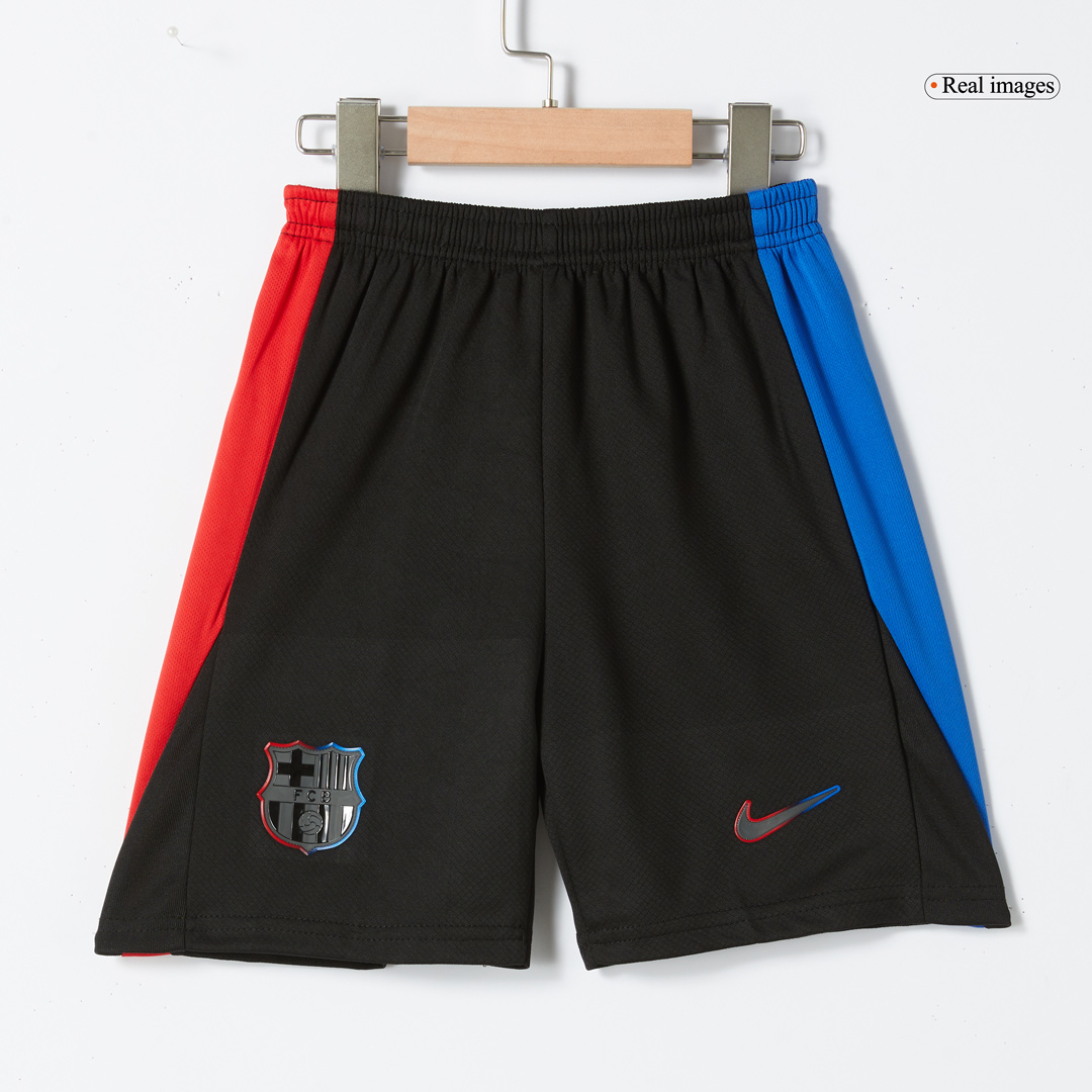 Barcelona Away Kids Soccer Jerseys Kit 2024/25