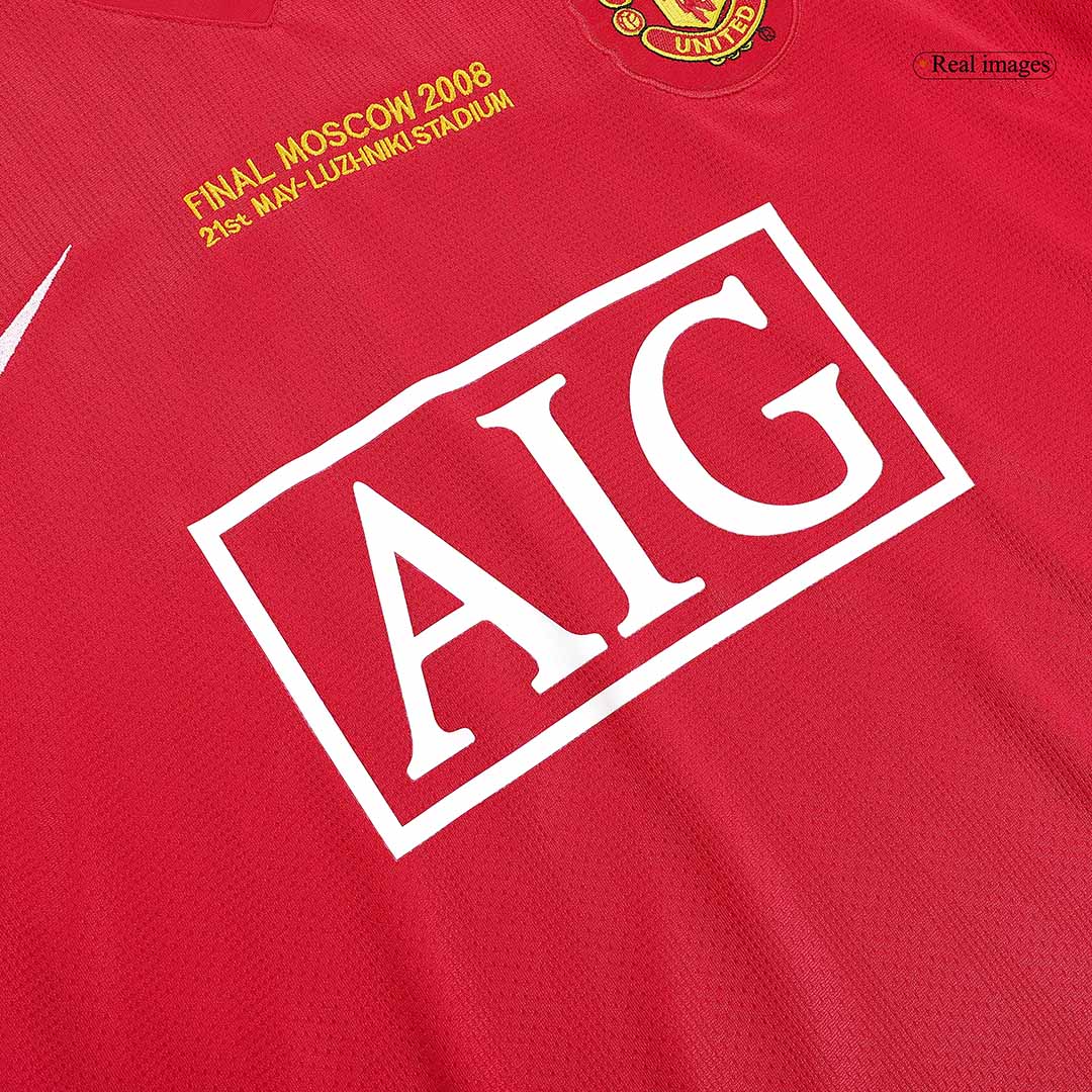 Vintage Soccer Jersey Manchester United Home 2007/08 – UCL Final