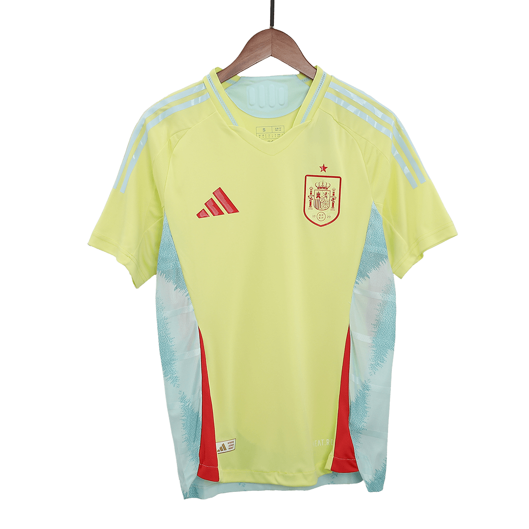 LAMINE YAMAL #19 Spain Away Authentic Soccer Jersey EURO 2024