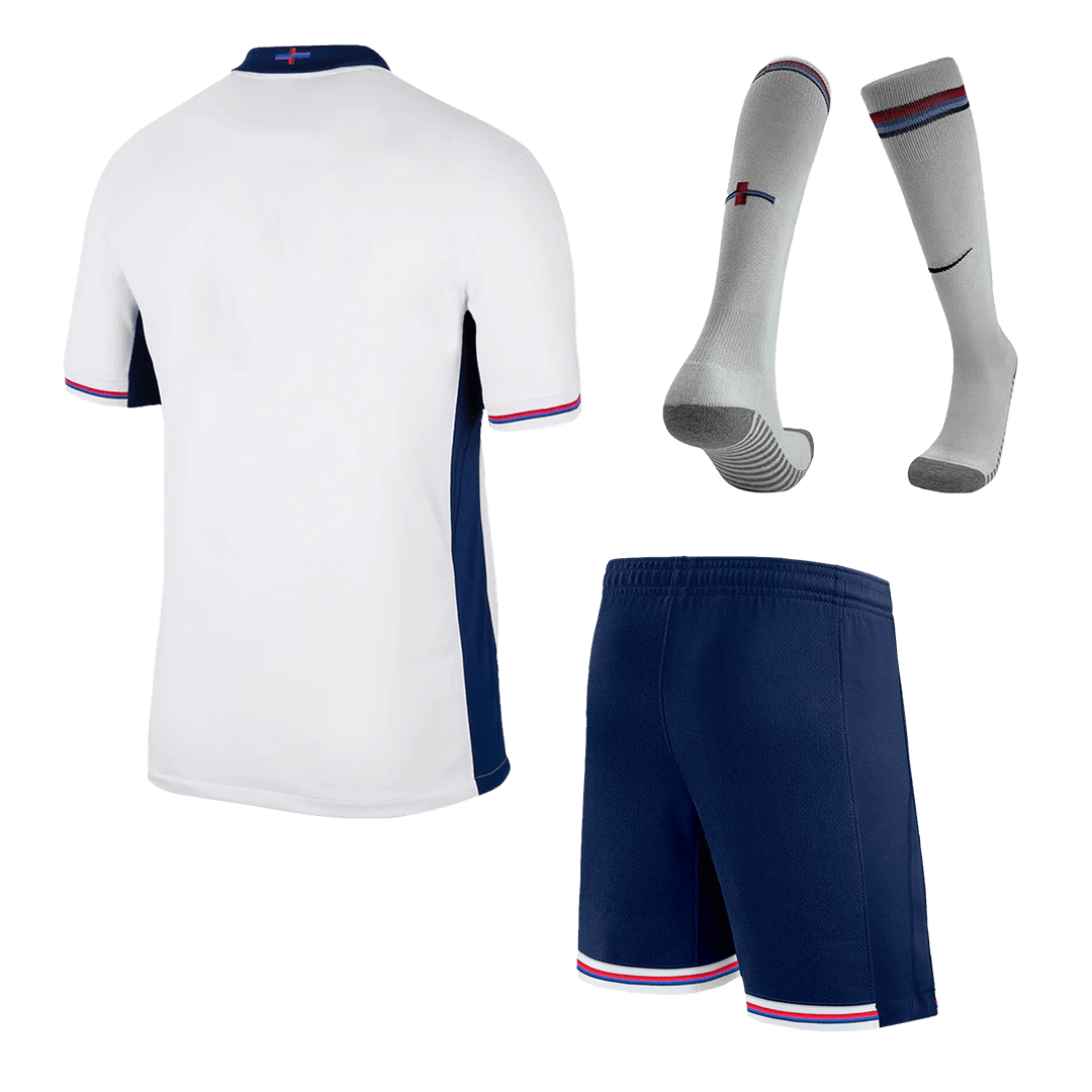 England Home Soccer Jersey Kit(Jersey+Shorts+Socks) Euro 2024