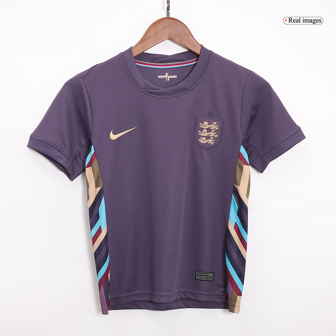 England Away Kids Soccer Jerseys Kit EURO 2024