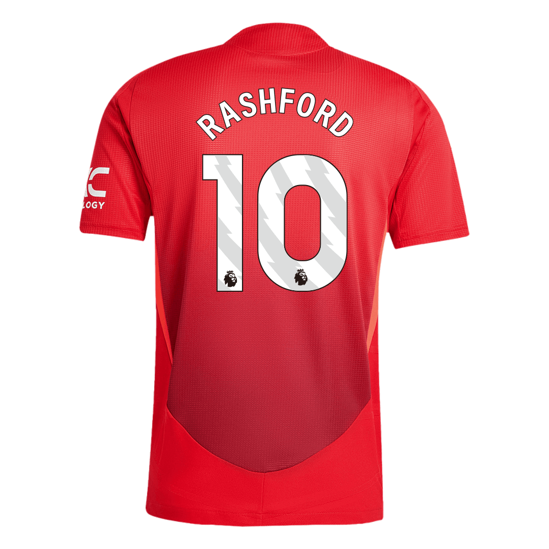 RASHFORD #10 Manchester United Home Authentic Soccer Jersey 2024/25