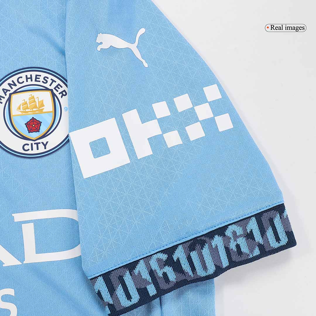 Manchester City Home Authentic Soccer Jersey 2024/25