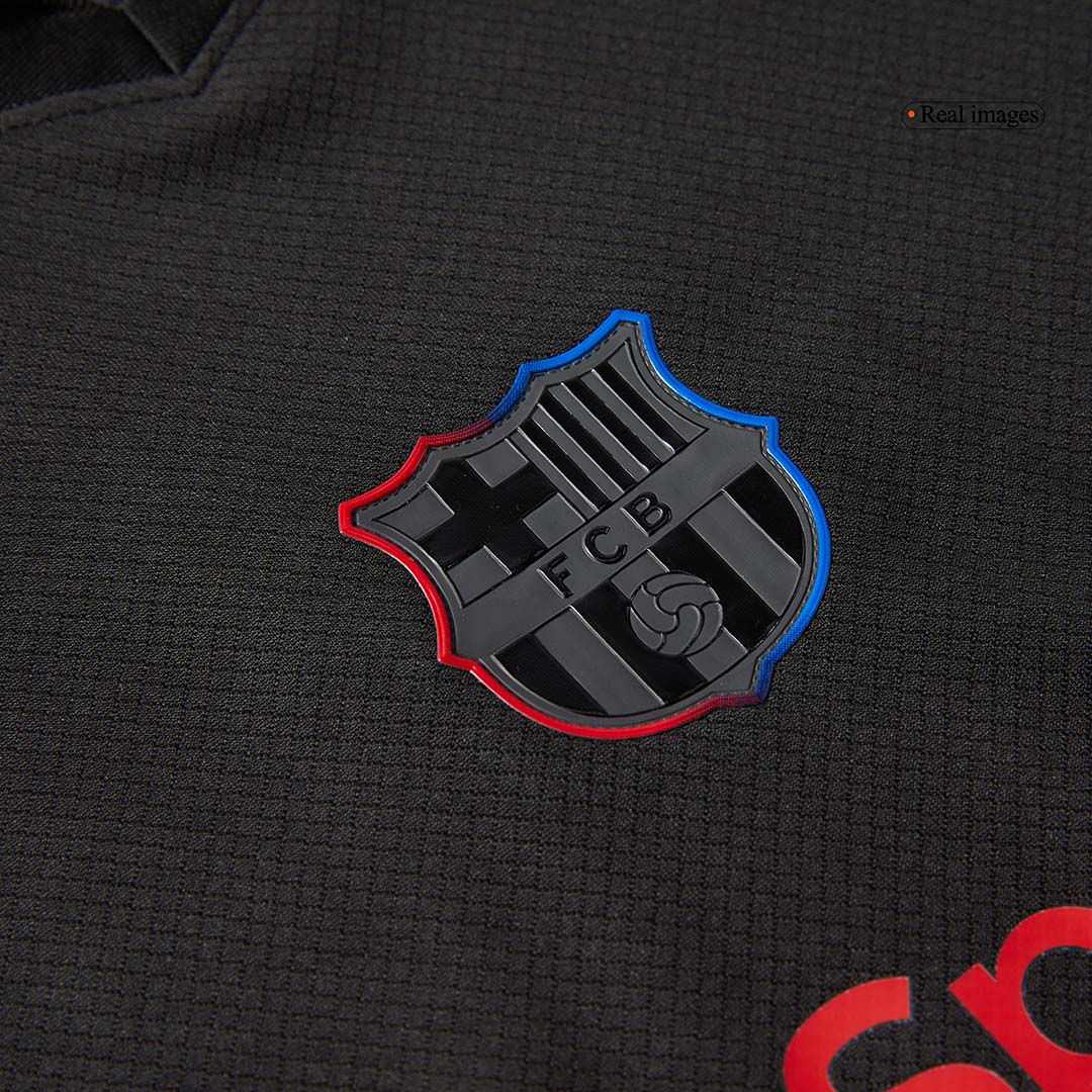 Barcelona Away Kids Soccer Jerseys Kit 2024/25