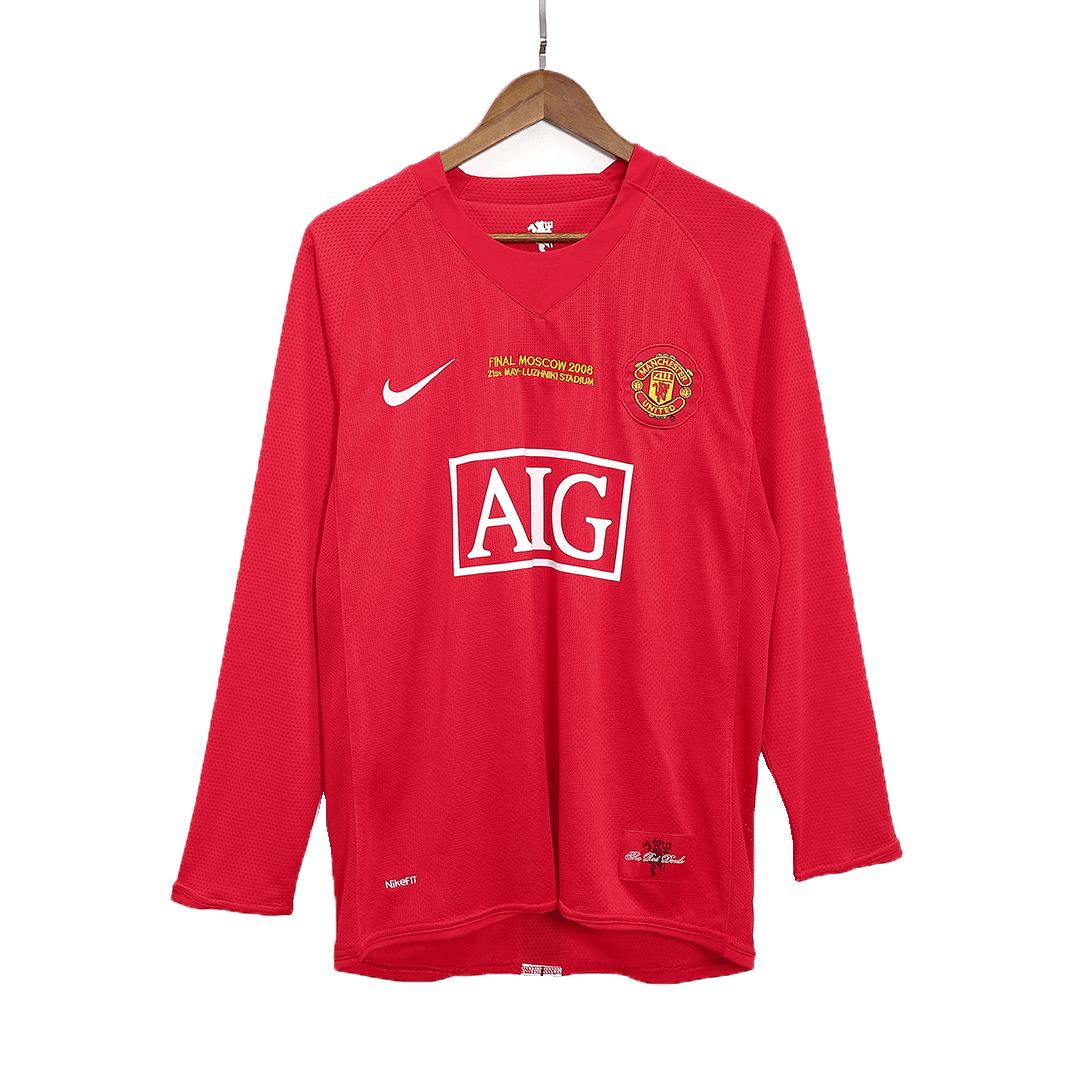 Vintage Soccer Jersey Manchester United Home 2007/08 – UCL Final