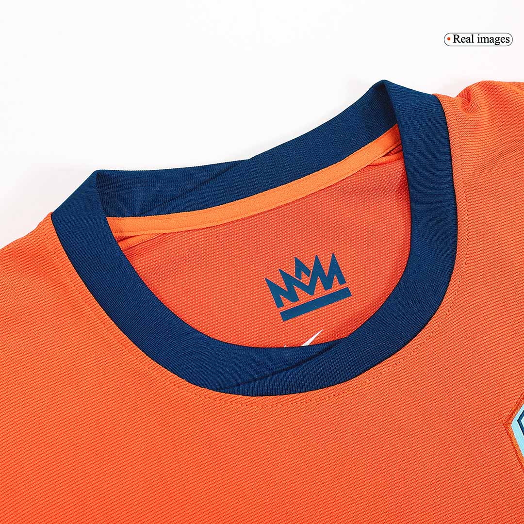 VIRGIL #4 Netherlands Home Soccer Jersey EURO 2024