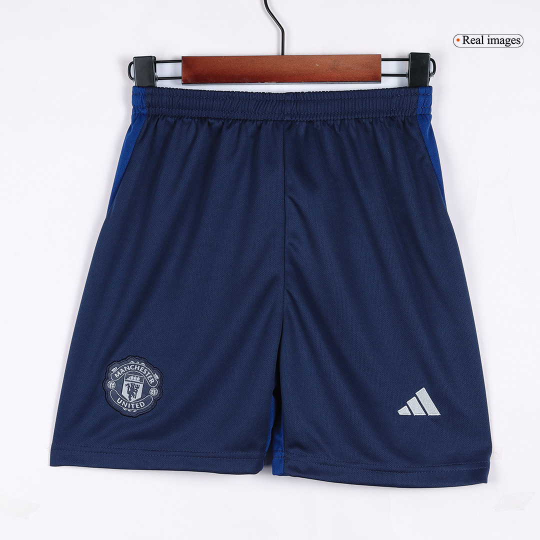 Manchester United Away Kids Soccer Jerseys Kit 2024/25