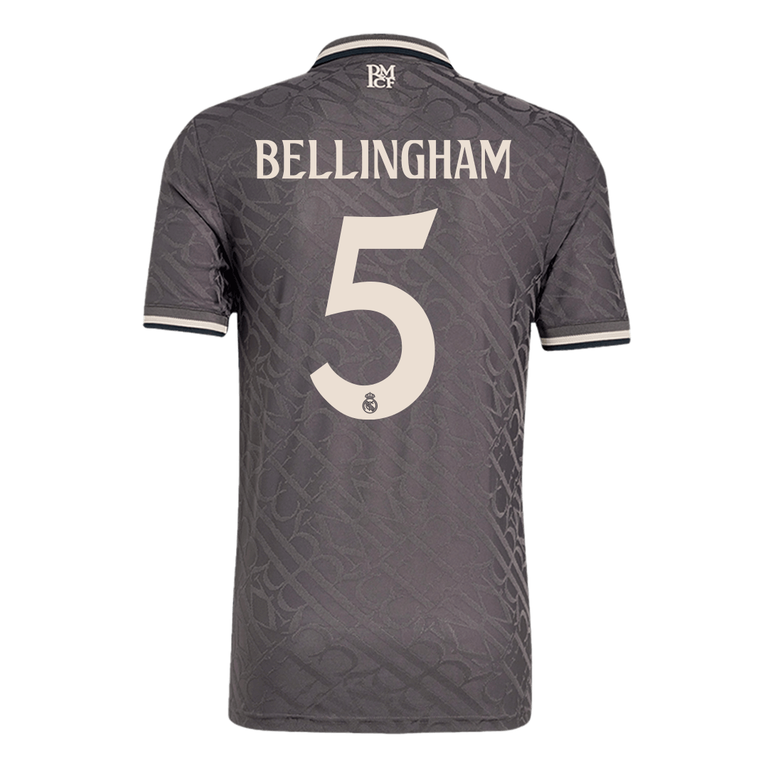 BELLINGHAM #5 Real Madrid Third Away Authentic Soccer Jersey 2024/25