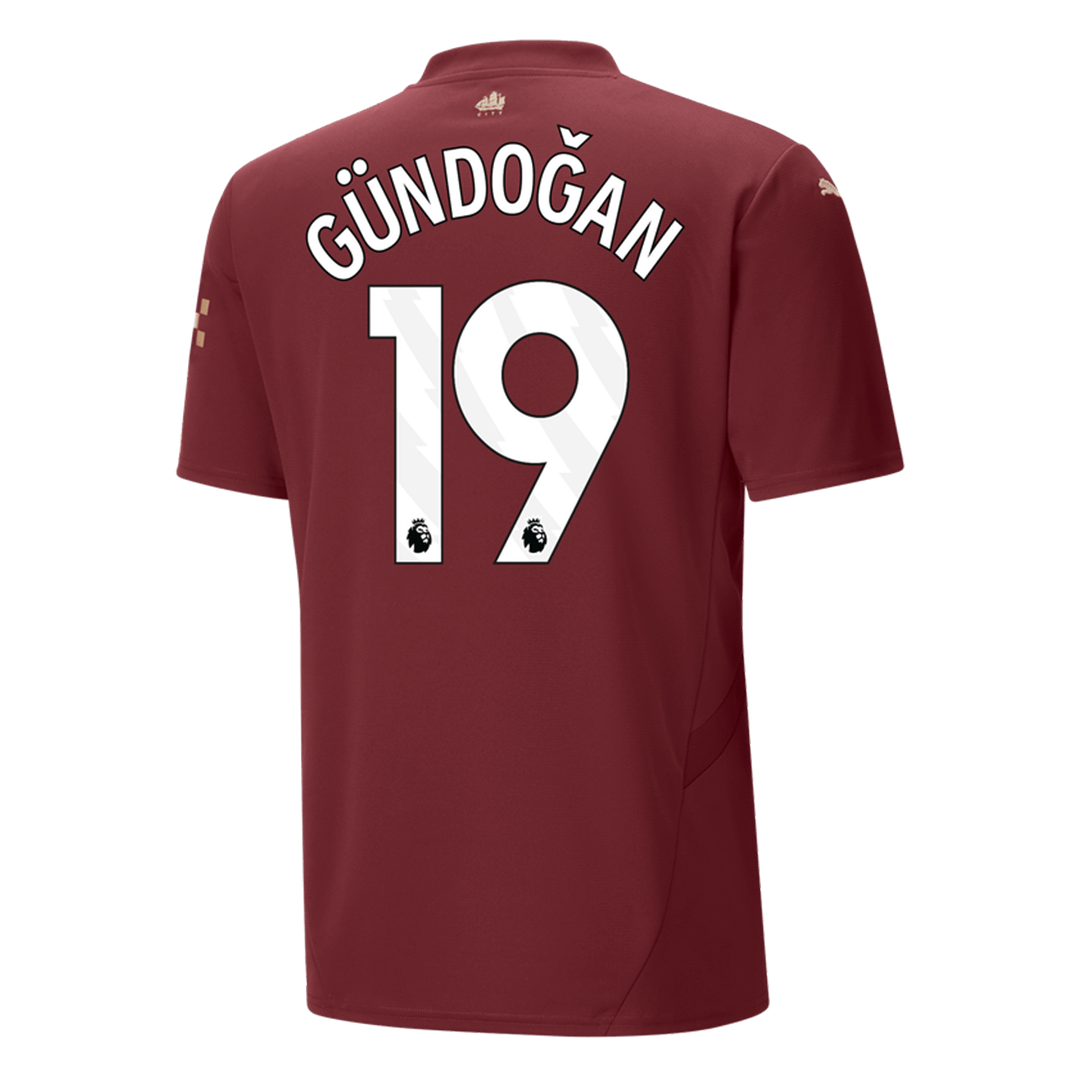 GÜNDOĞAN #19 Manchester City Third Away Soccer Jersey 2024/25