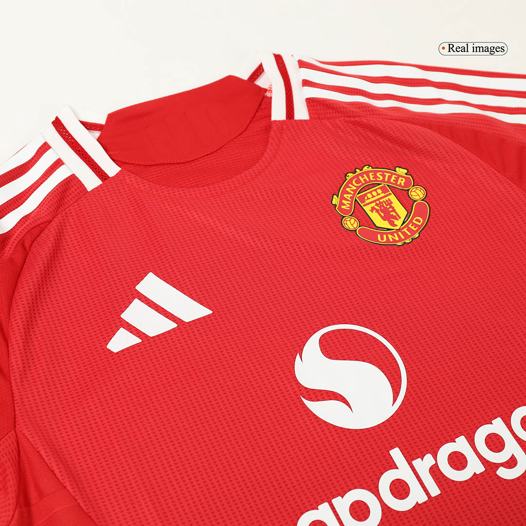 Manchester United Home Authentic Soccer Jersey 2024/25