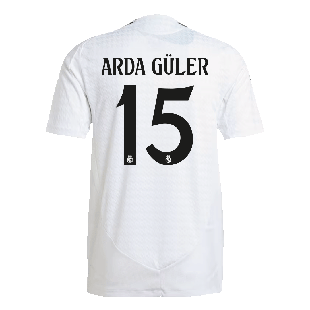 ARDA GÜLER #15 Real Madrid Home Authentic Soccer Jersey 2024/25