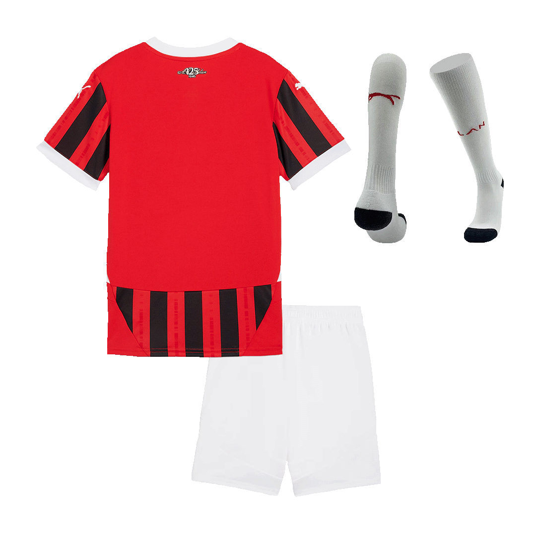 AC Milan Home Kids Soccer Jerseys Full Kit 2024/25