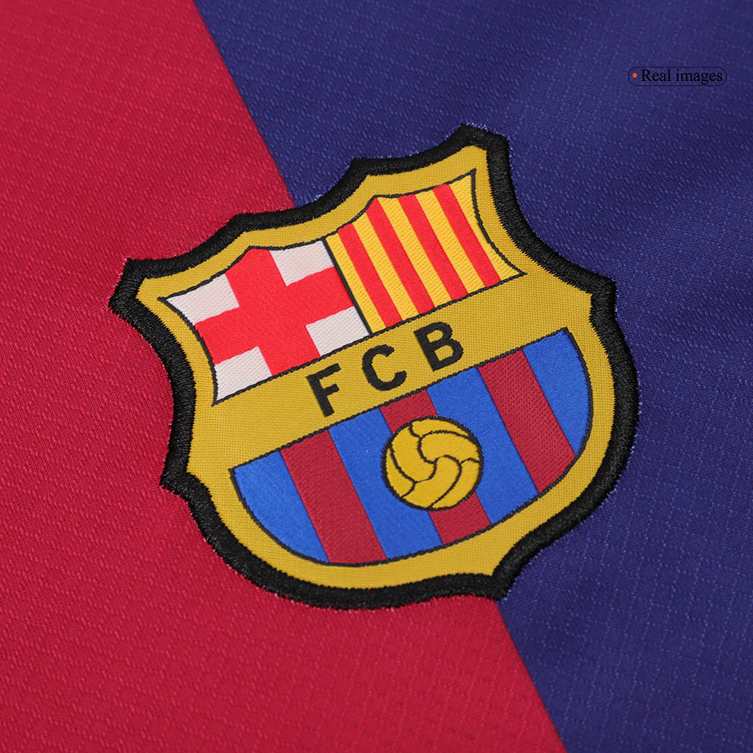 Barcelona Home Long Sleeve Soccer Jersey 2024/25