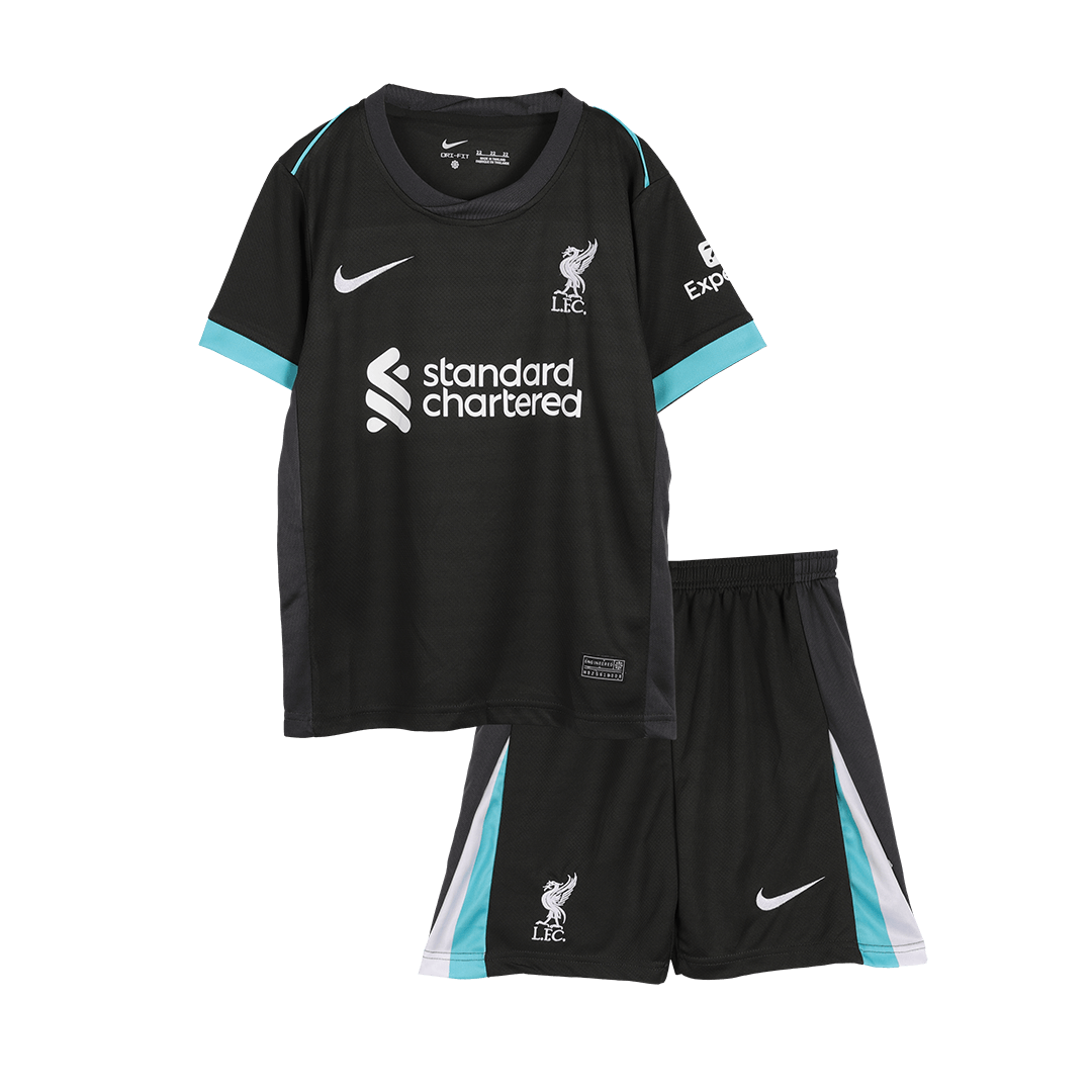 Liverpool Away Kids Soccer Jerseys Full Kit 2024/25