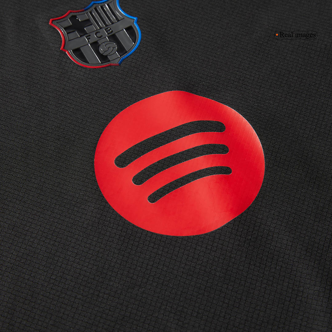 Barcelona Away Kids Soccer Jerseys Kit 2024/25 – Spotify Logo Without Text