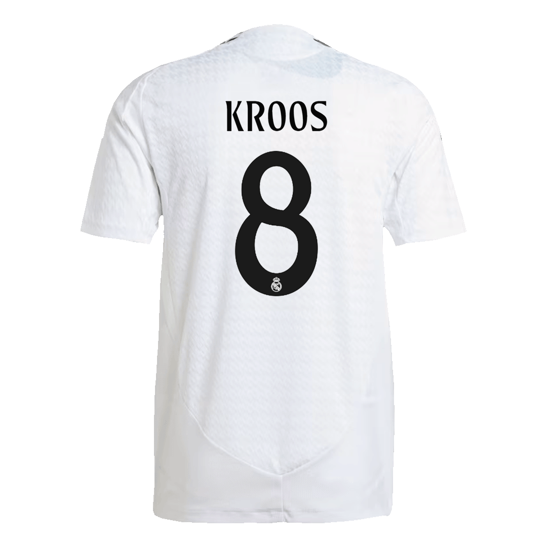 KROOS #8 Real Madrid Home Authentic Soccer Jersey 2024/25