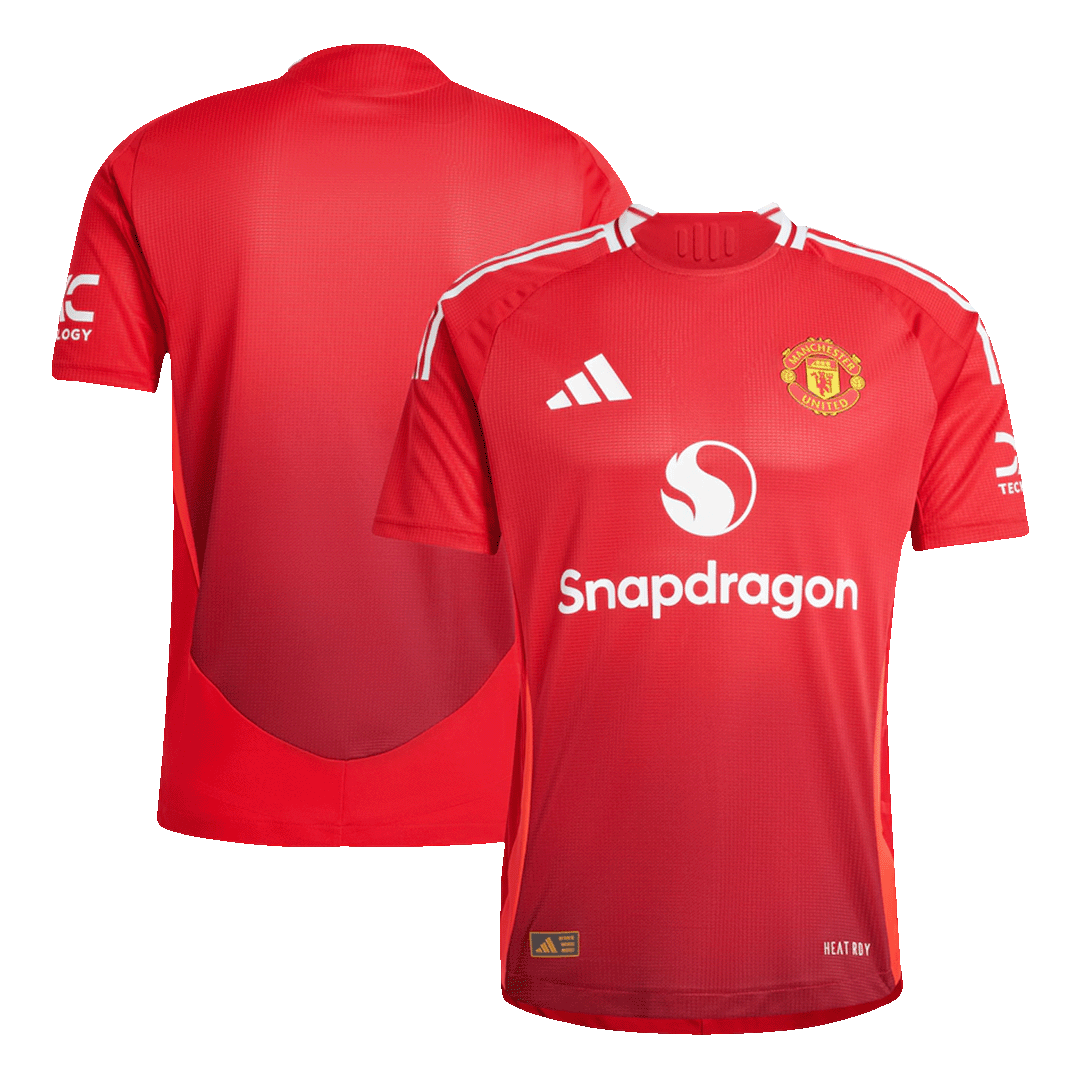 Manchester United Home Authentic Soccer Jersey 2024/25