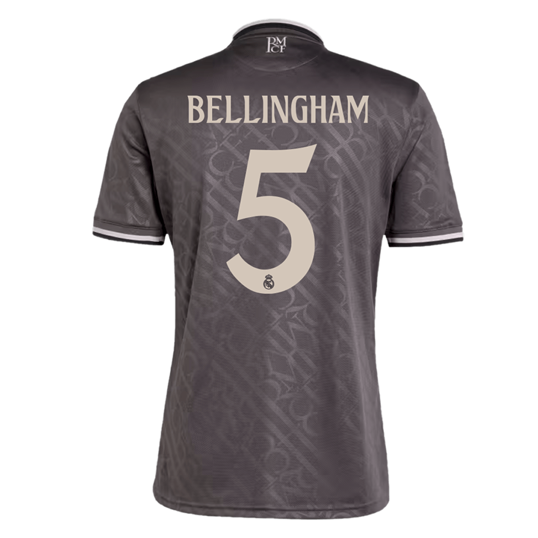 BELLINGHAM #5 Real Madrid Third Away Soccer Jersey 2024/25