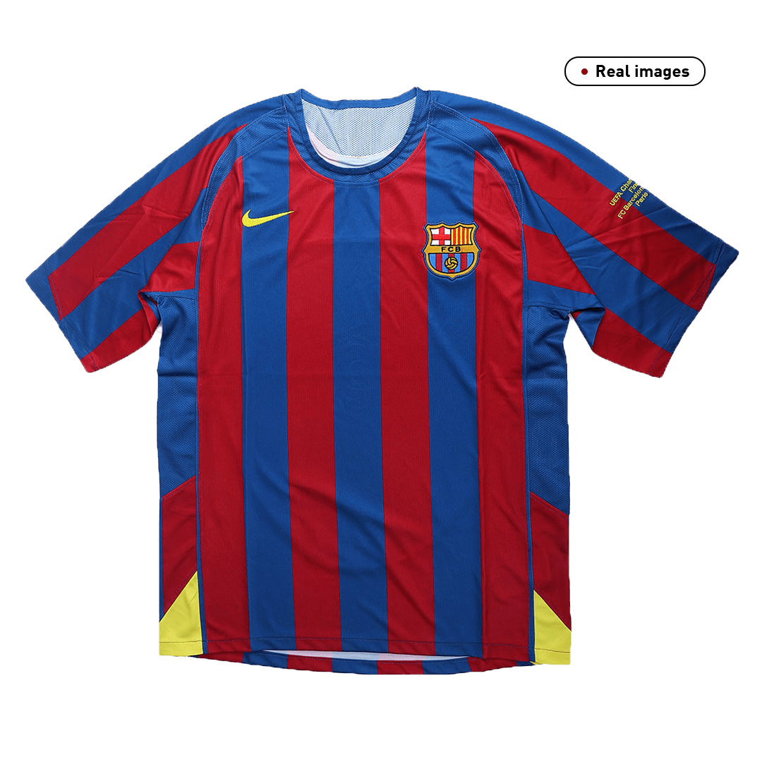 Vintage Soccer Jersey Barcelona Home 2005/06 – UCL Final