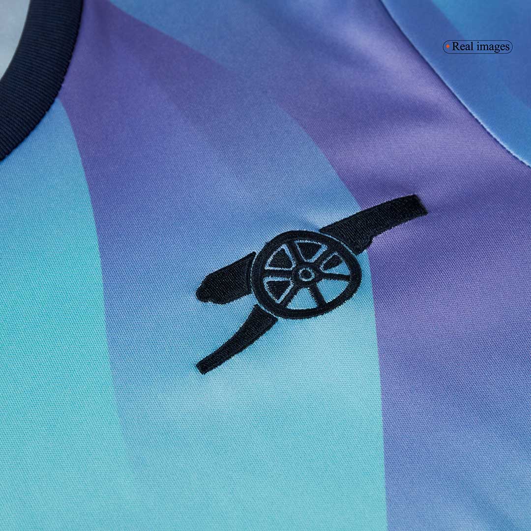 Arsenal Third Away Kids Soccer Jerseys Full Kit 2024/25