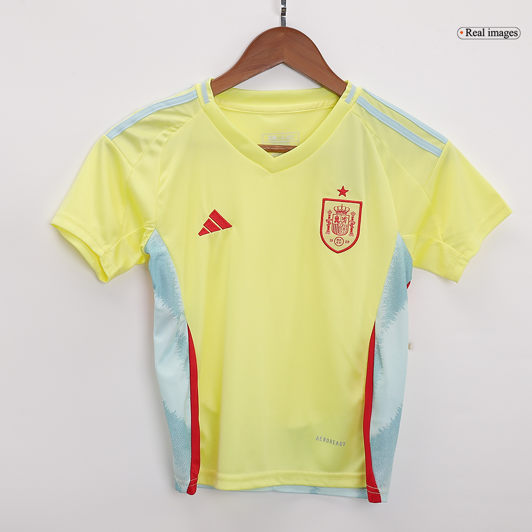 Spain Away Kids Soccer Jerseys Kit EURO 2024