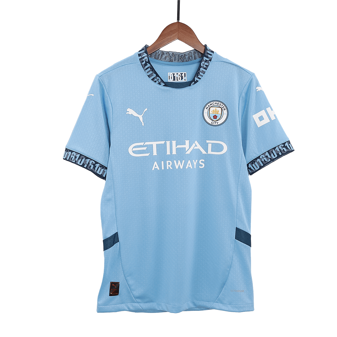 Manchester City Home Authentic Soccer Jersey 2024/25