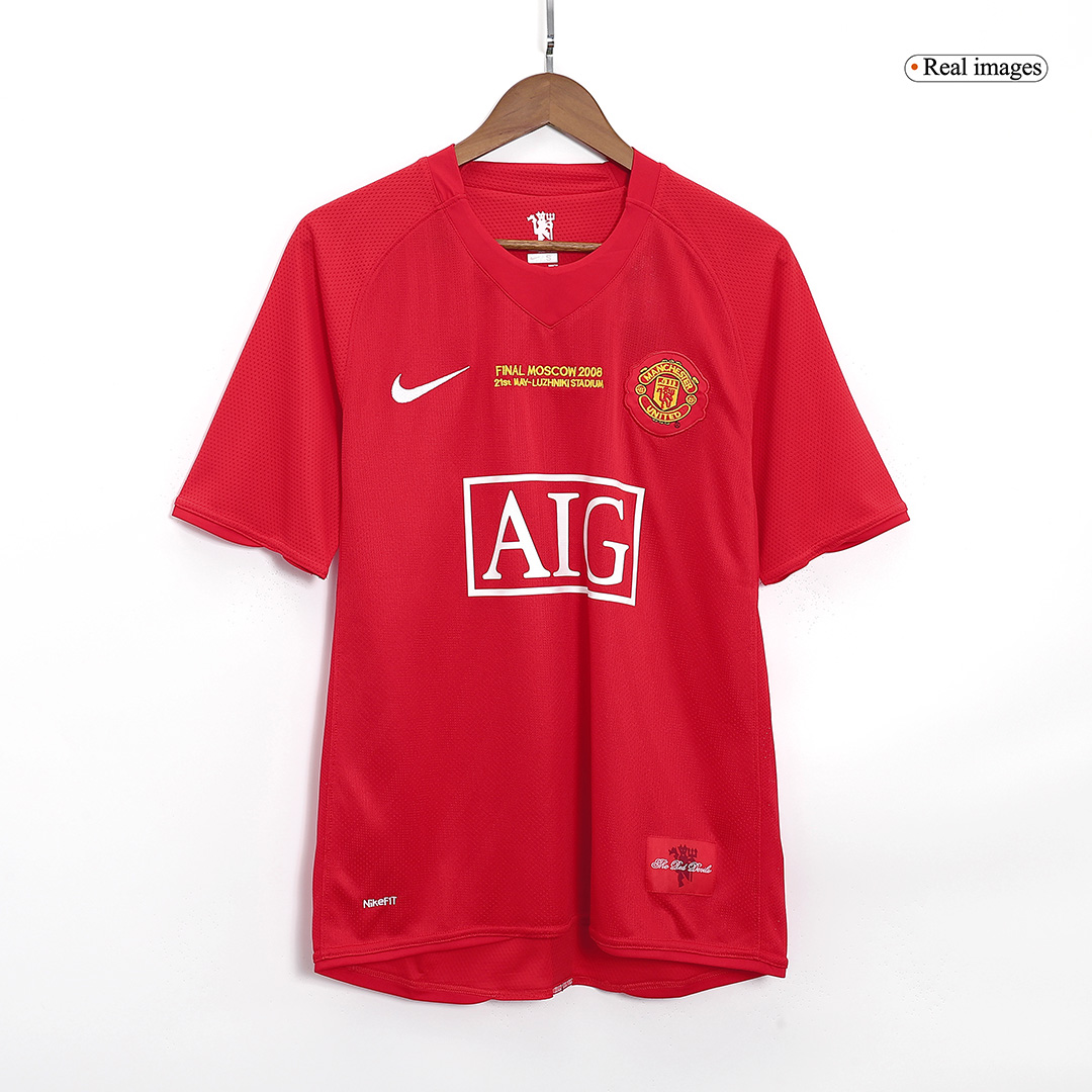 Vintage Soccer Jersey Manchester United Home 2007/08 – UCL Final