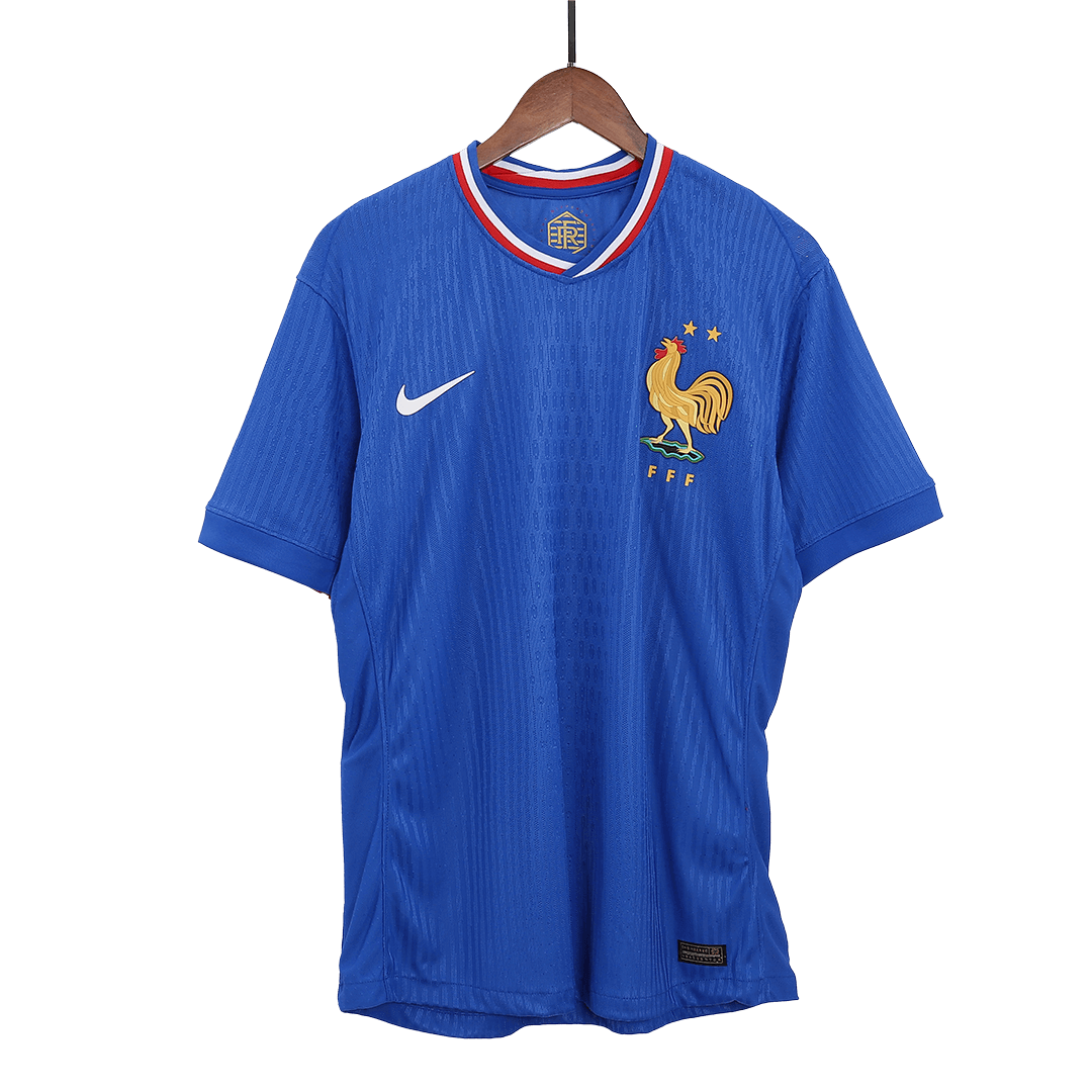 France Home Authentic Soccer Jersey EURO 2024