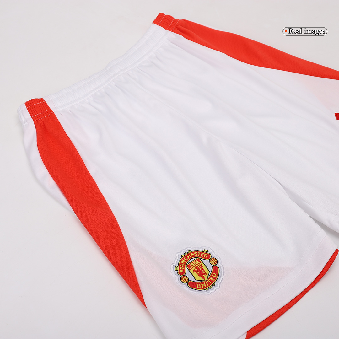 Manchester United Home Kids Soccer Jerseys Kit 2024/25