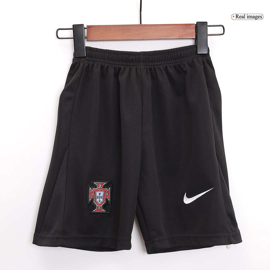 Portugal Away Kids Soccer Jerseys Full Kit EURO 2024