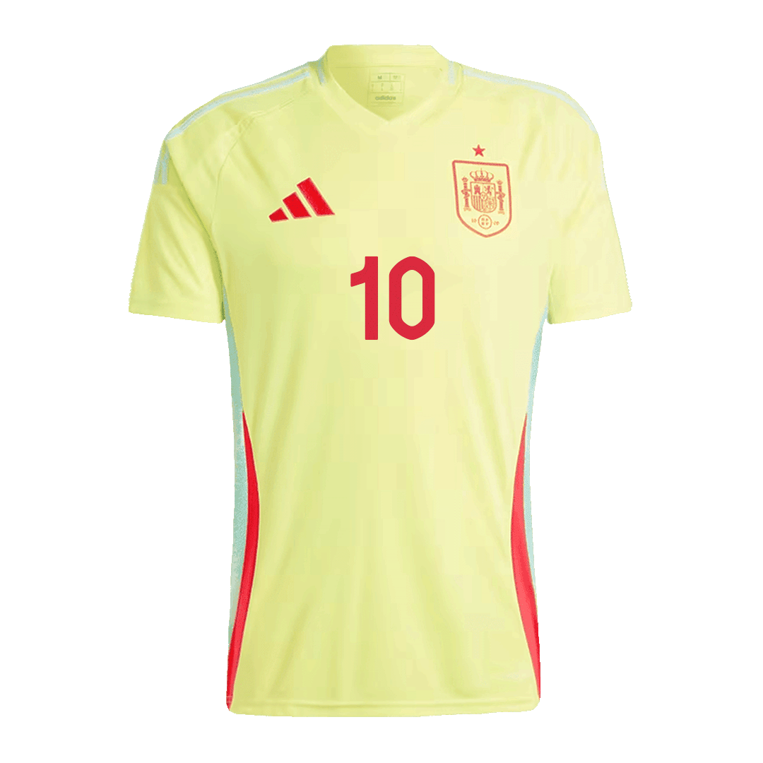 OLMO #10 Spain Away Soccer Jersey EURO 2024