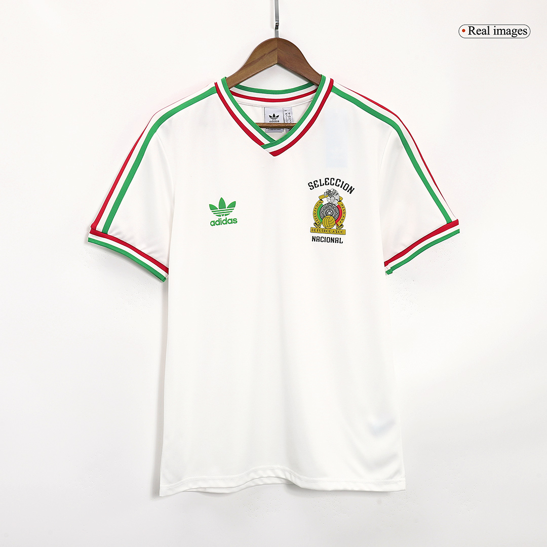 Mexico Remake Soccer Jersey 1985 White