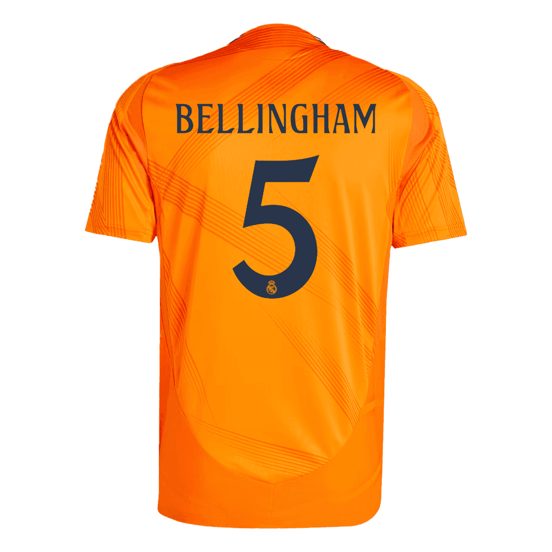 BELLINGHAM #5 Real Madrid Away Authentic Soccer Jersey 2024/25