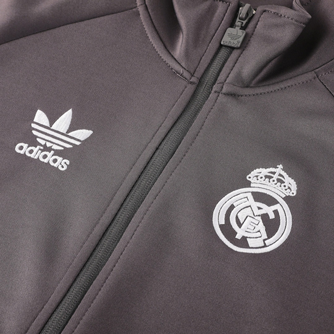 Real Madrid Track Jacket 2024/25 – Gray