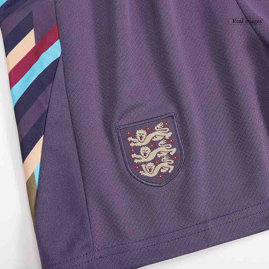 England Away Kids Soccer Jerseys Kit EURO 2024