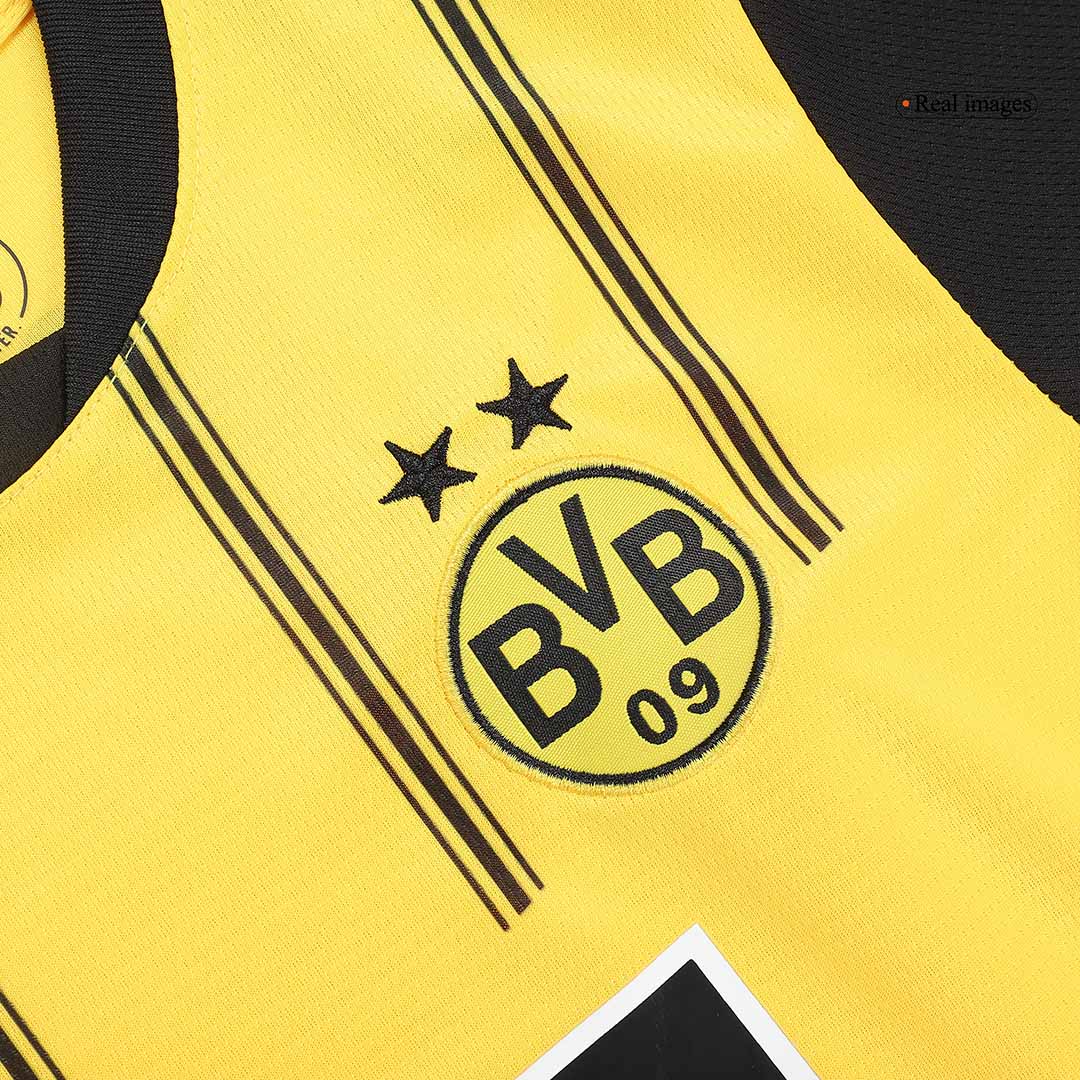 Borussia Dortmund Home Kids Soccer Jerseys Full Kit 2024/25