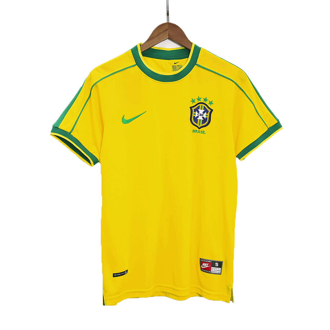 Vintage Soccer Jersey Brazil Home 1998